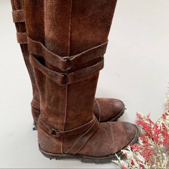 BED STU Four Corners brown leather zippered boots, women’s 7. - Picture 11 of 14